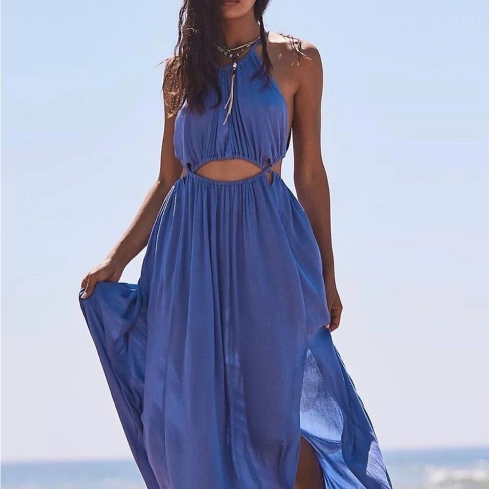 Free People Open Back, Cut Out Maxi Dress